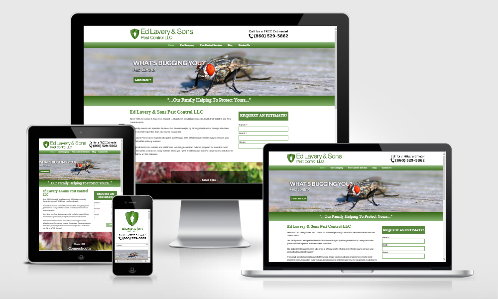 Ed Lavery & Sons Pest Control Website