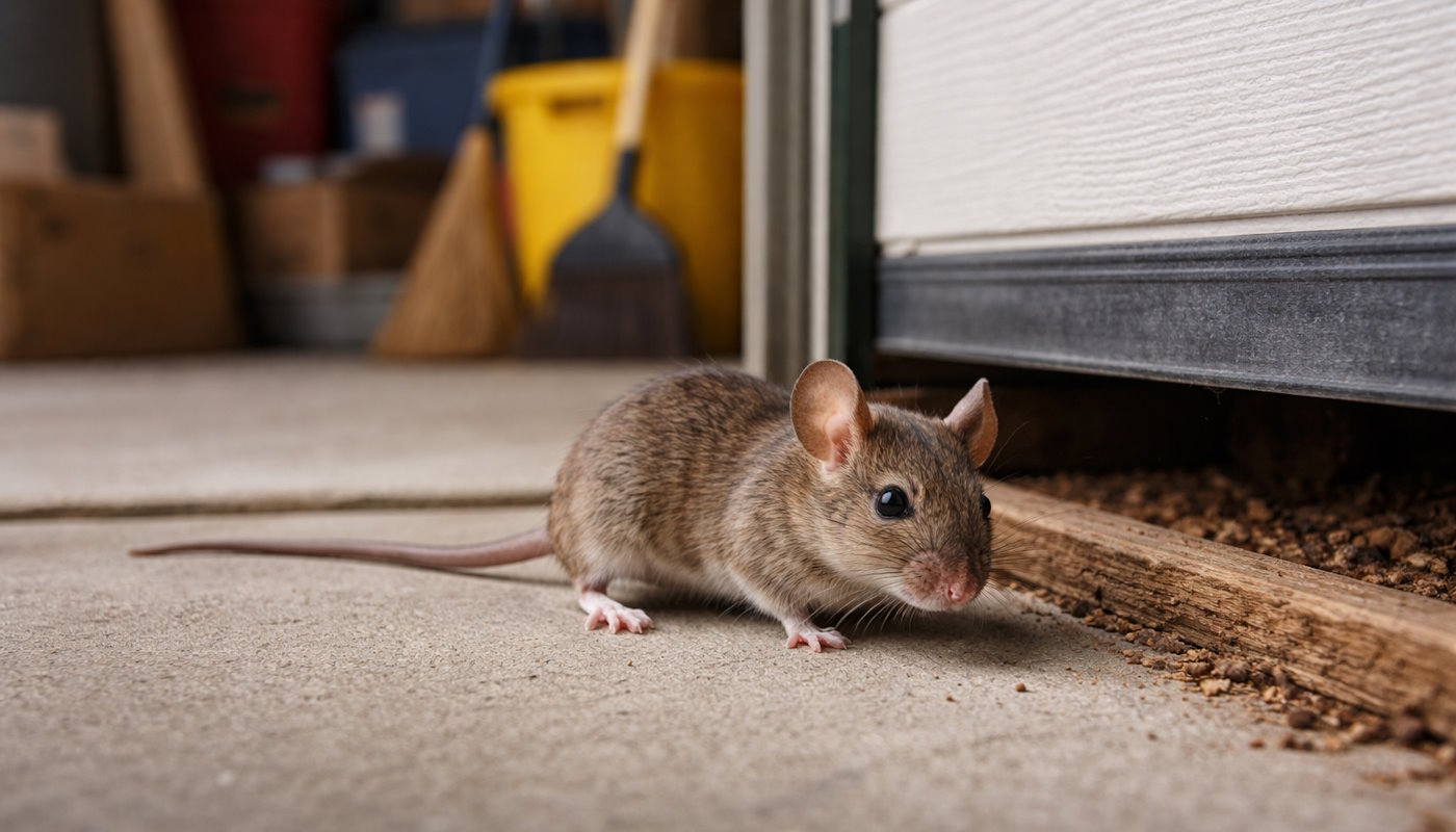 Mouse in garage
